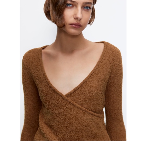 ZARA TEXTURED KNIT SWEATER - Picture 2 of 6